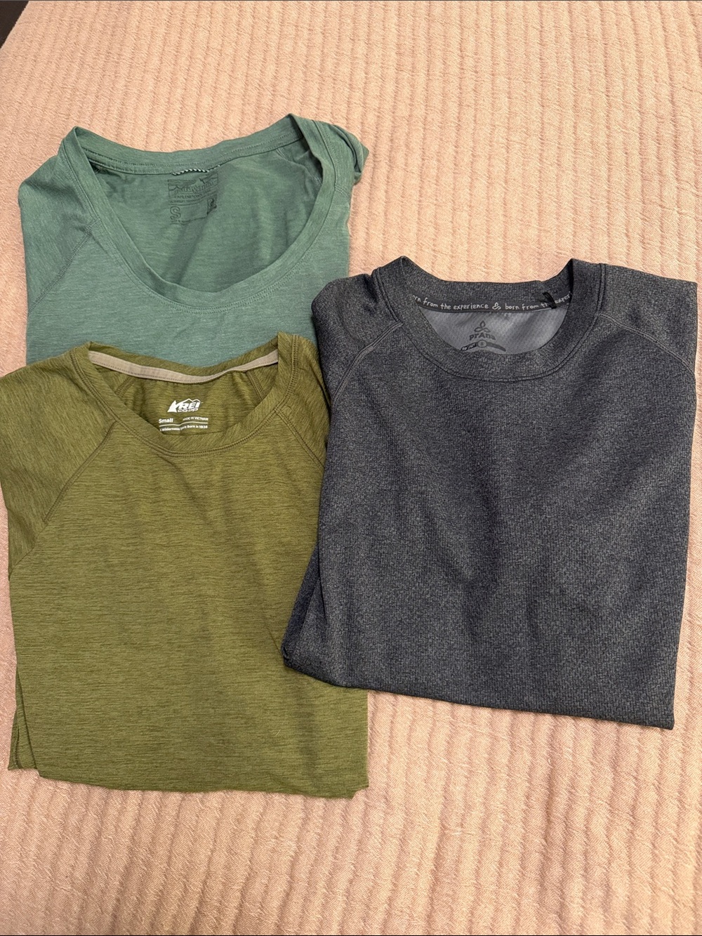 BUNDLE! Prana, Patagonia and REI short sleeve women’s athletic shirts Small